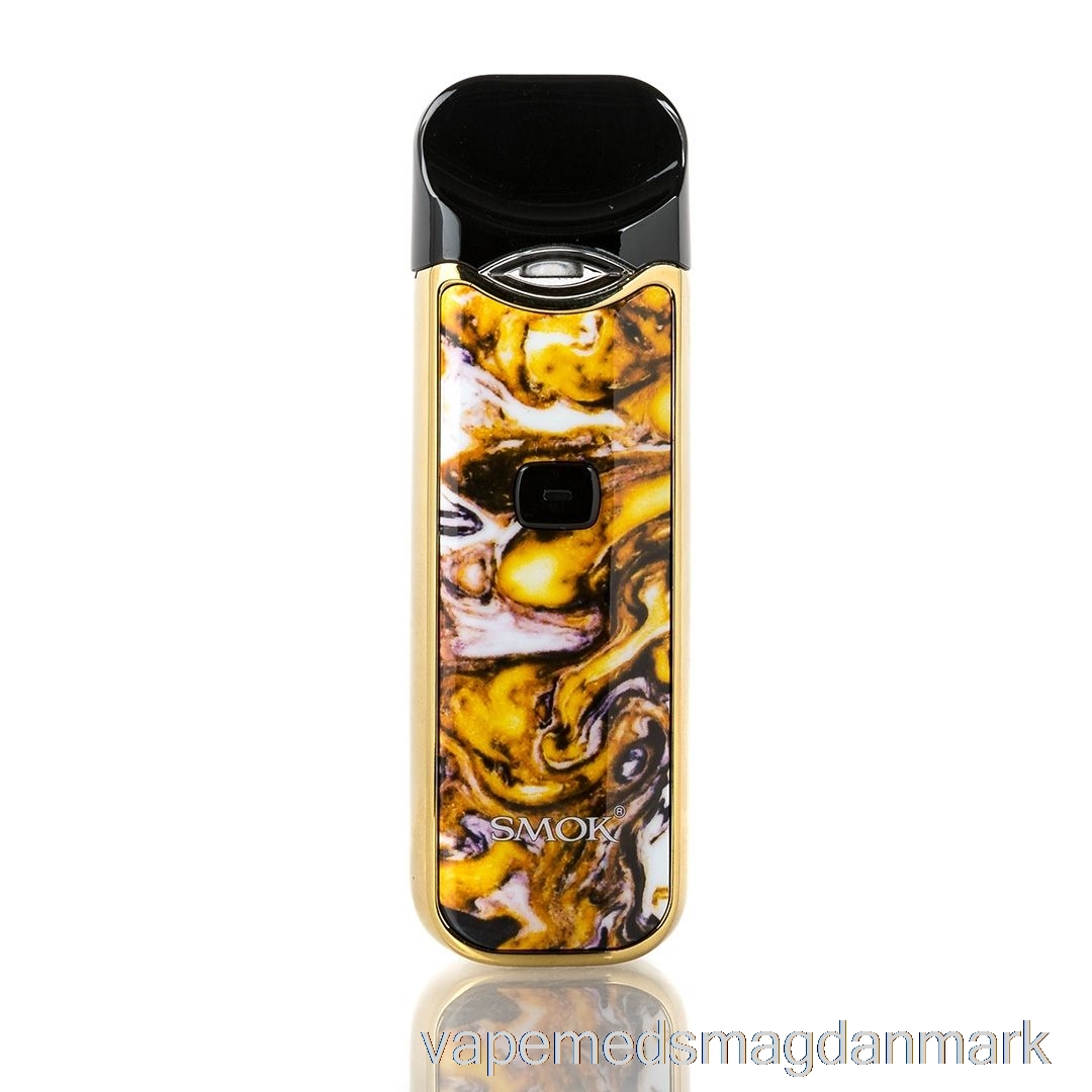 Vape Med Smag Smok Nord 15w Pod Kit Gul / Lilla Resin